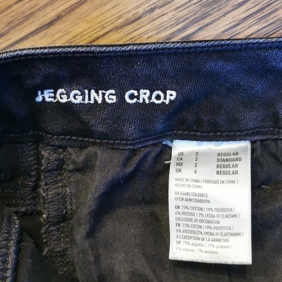 𝅺American Eagle Super Super Stretch Crop Jeggings 2 - Picture 6 of 6